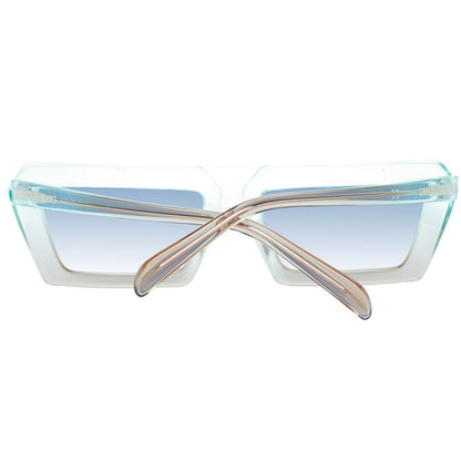 Turquoise Plastic Sunglasses