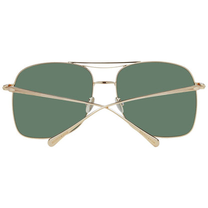Gold Stainless Steel Sunglasses