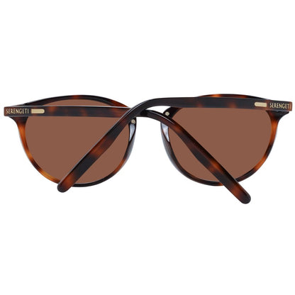 Brown Acetate & Metal Sunglasses