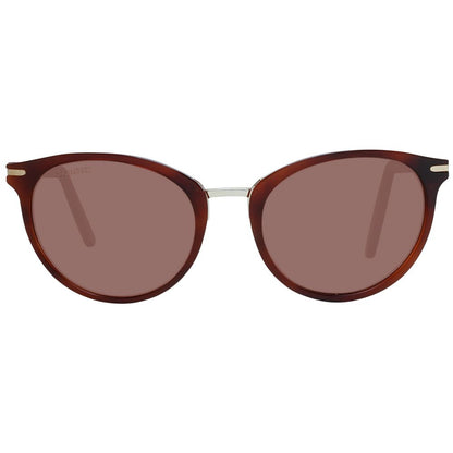 Brown Acetate & Metal Sunglasses