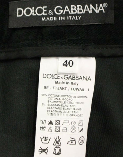 Dark green cotton shorts pants