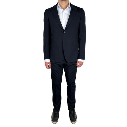Navy Wool Men's Suit
