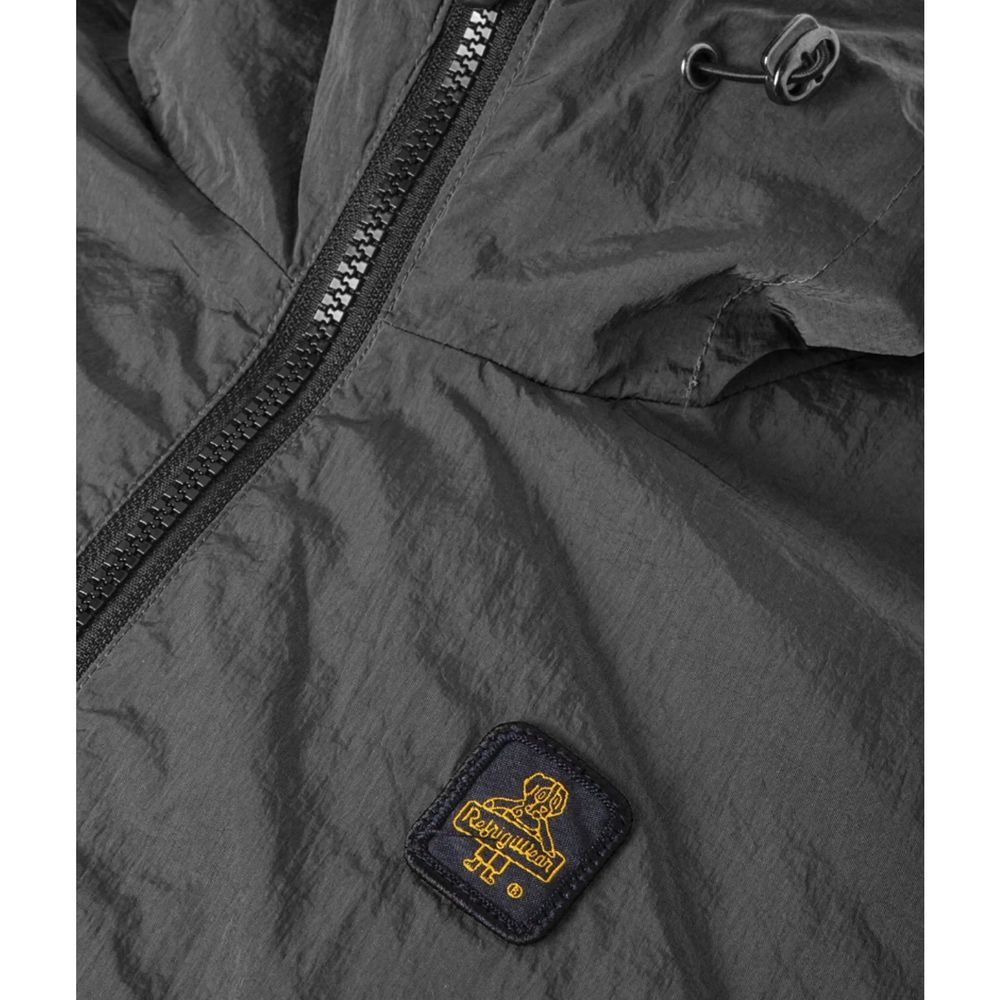 Gray Nylon Men Jacket