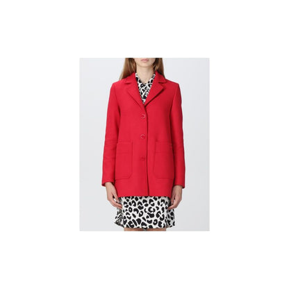 Red Wool Women's Coat