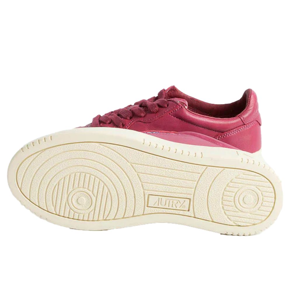 Fuchsia Goatskin Women Sneaker