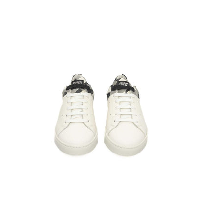 White Calfskin Men Sneaker