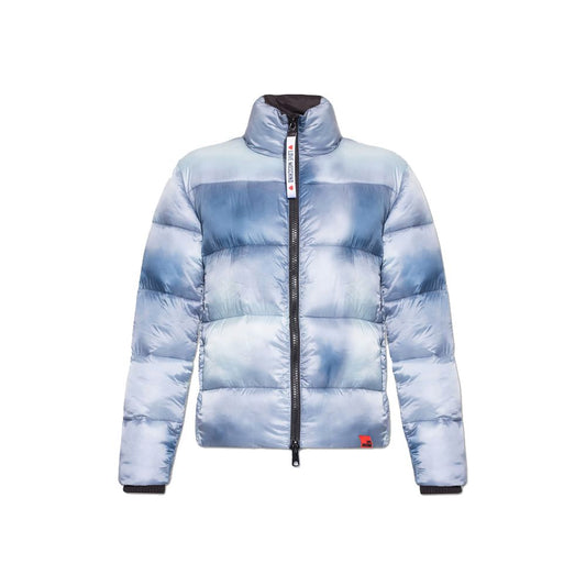 Light Blue Polyester Women Jacket