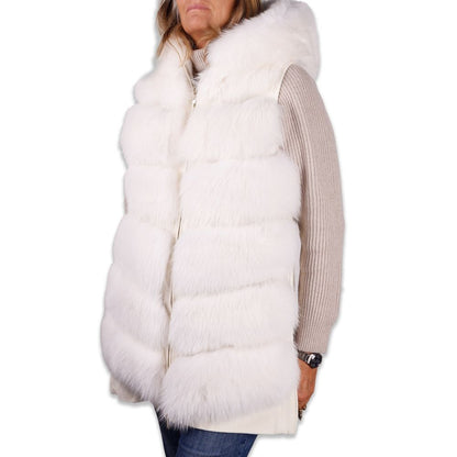 White Wool Women Coat