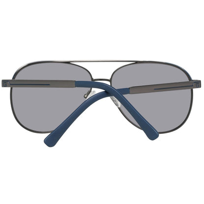 Gray Metal Sunglasses