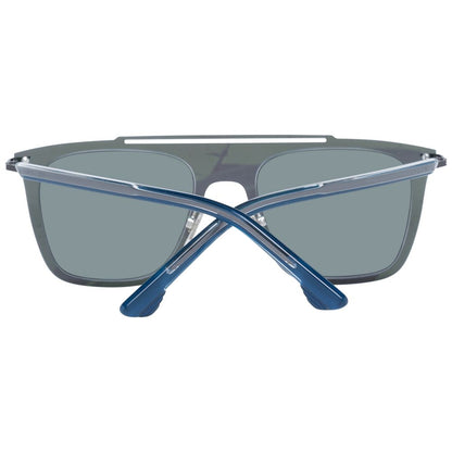 Blue Metal & Plastic Sunglasses