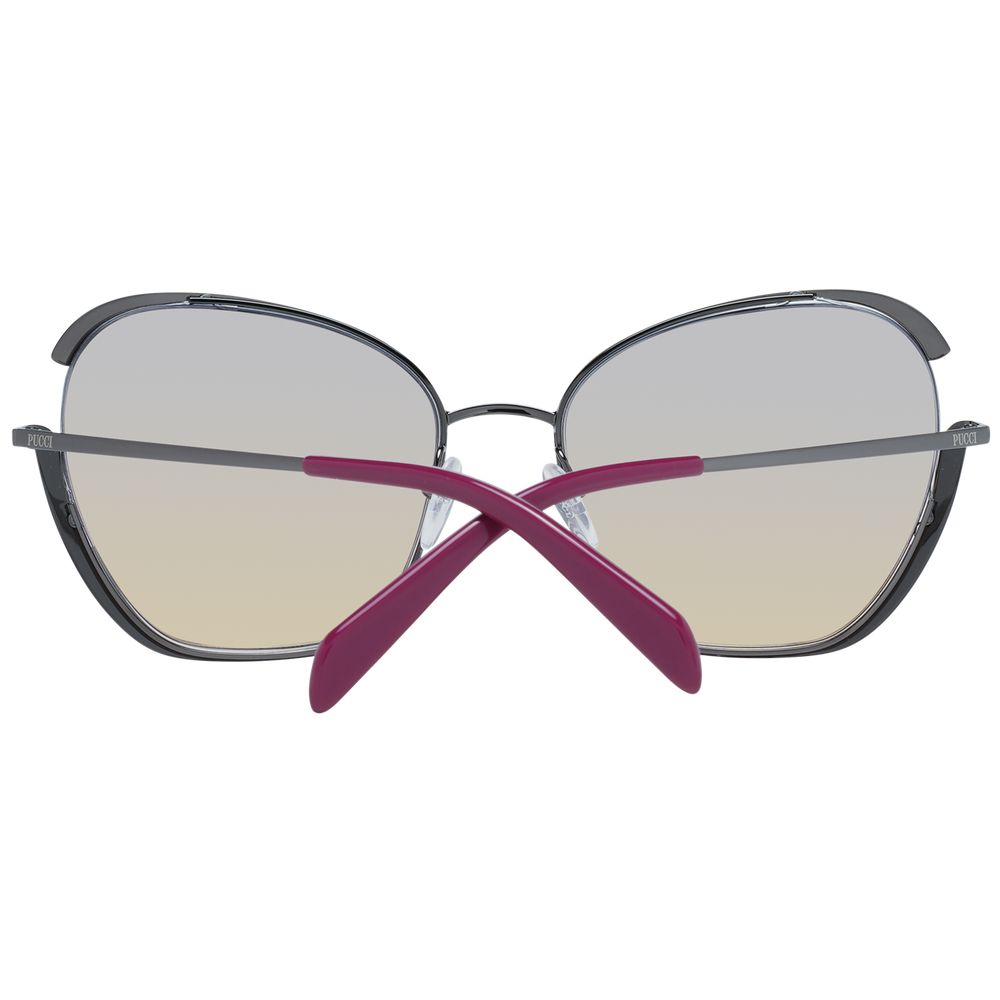 Gray Metal Sunglasses