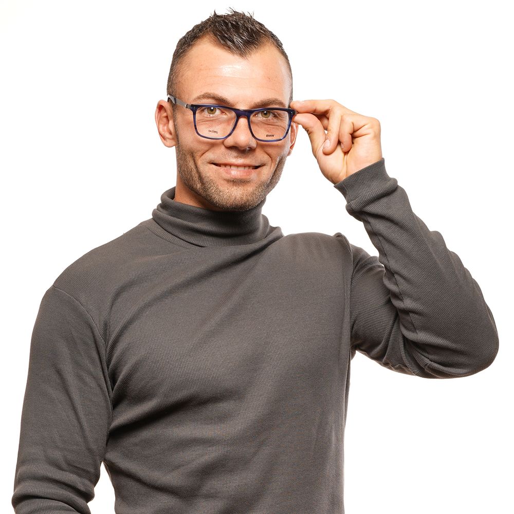 Blue Metal & Plastic Glasses (Frames)