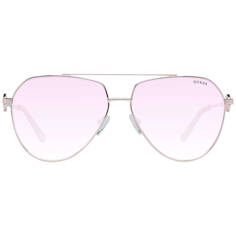 Rose Gold Metal Sunglasses
