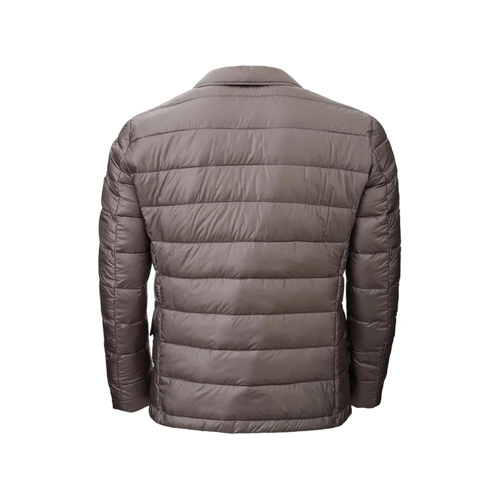 Gray Polyamide Men Jacket