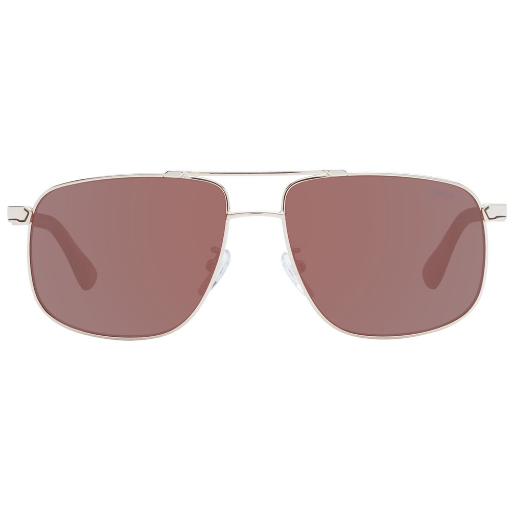 Rose Gold Metal Sunglasses