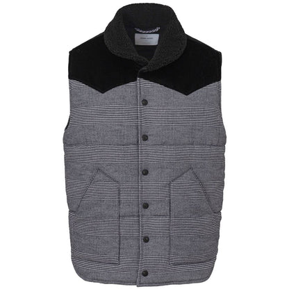 Gray Cotton Sleeveless Jacket