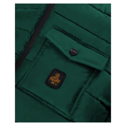 Green Nylon Men Jacket