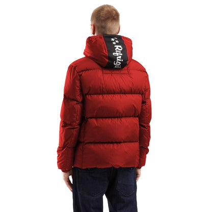 Red Nylon Men's Jacket