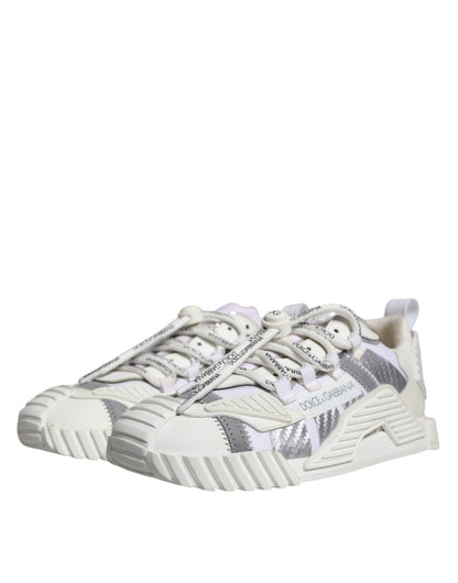 White Lace Up Low Top NS1 Sneakers Shoes