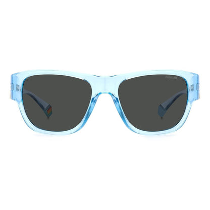 Blue Polycarbonate Sunglasses