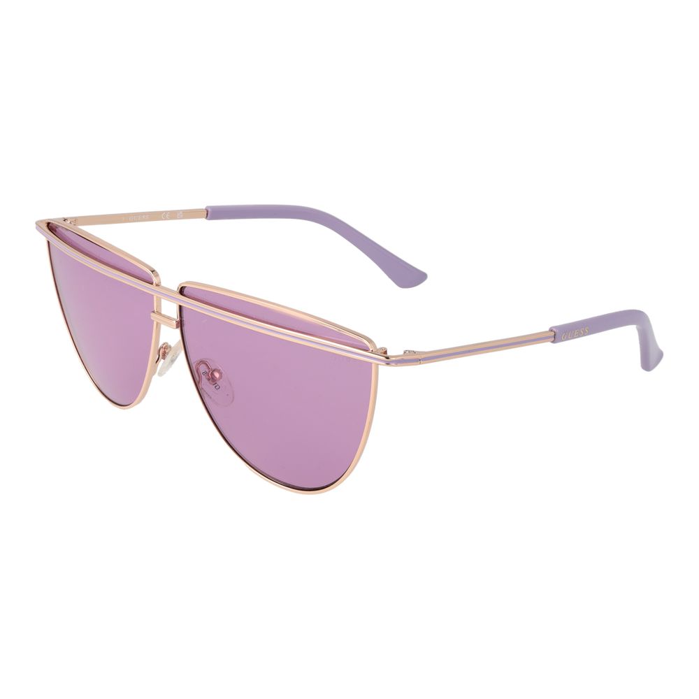 Rose Gold Metal Sunglasses