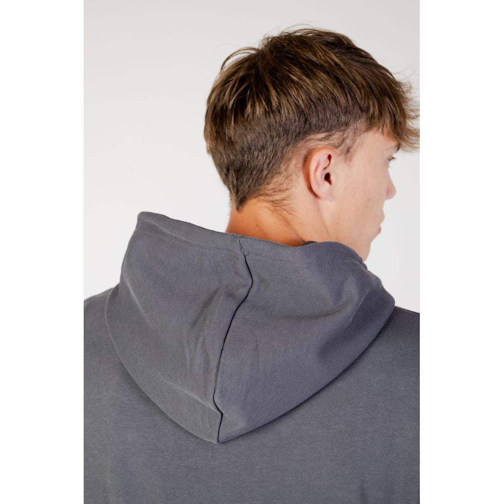 Gray Cotton Hoodie