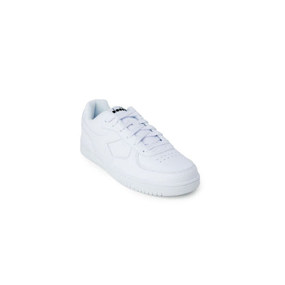 White Artificial Leather Sneaker