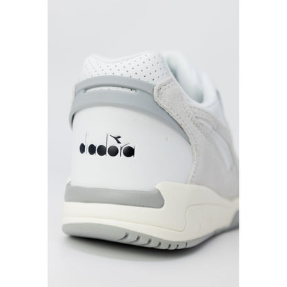 White Artificial Leather Sneaker