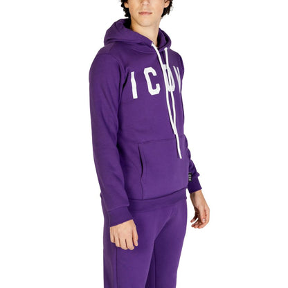 Purple Cotton Hoodie