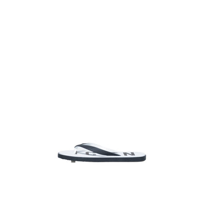 White Rubber Flip-Flop Sandal