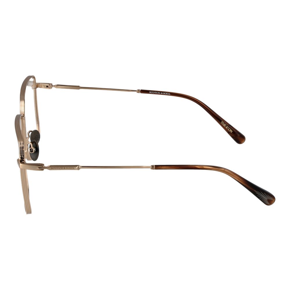 Gold Men Glasses Frame