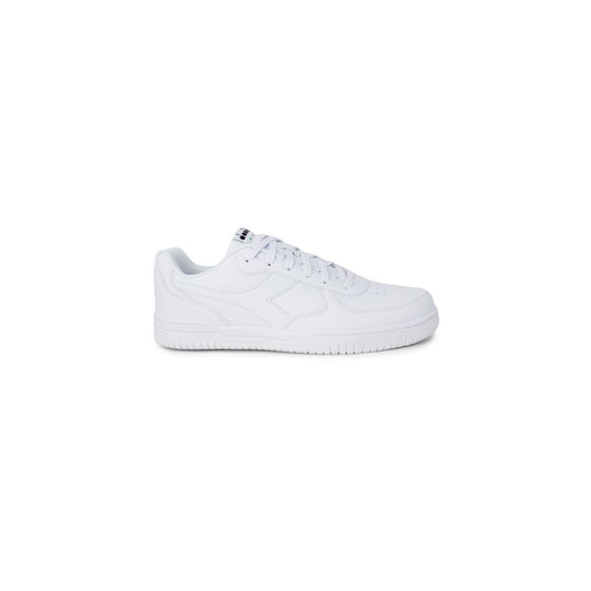 White Artificial Leather Low Top Sneakers