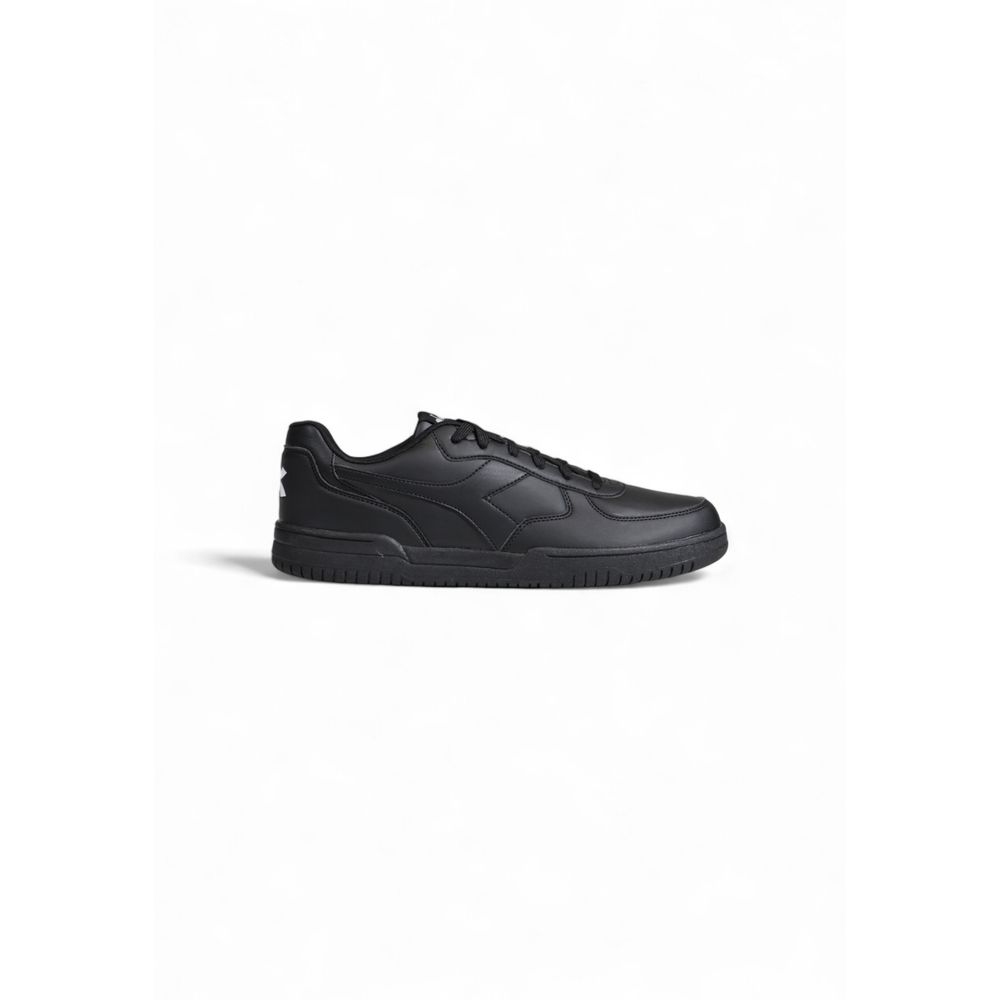 Black Artificial Leather Sneaker