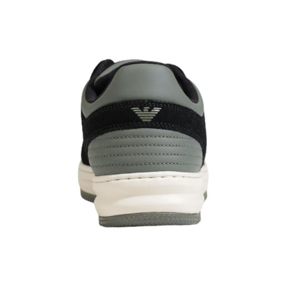Green Polyester Athletic Sneakers