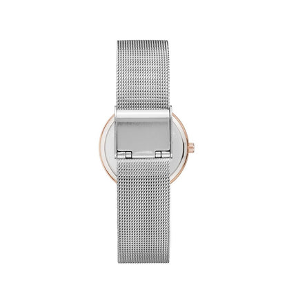 Silver Stainless Steel Dress Watch