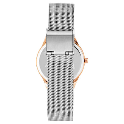 Silver Stainless Steel Dress Watch
