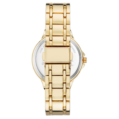 Gold Metal Dress Watch
