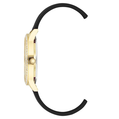 Black Synthetic Dress Watch
