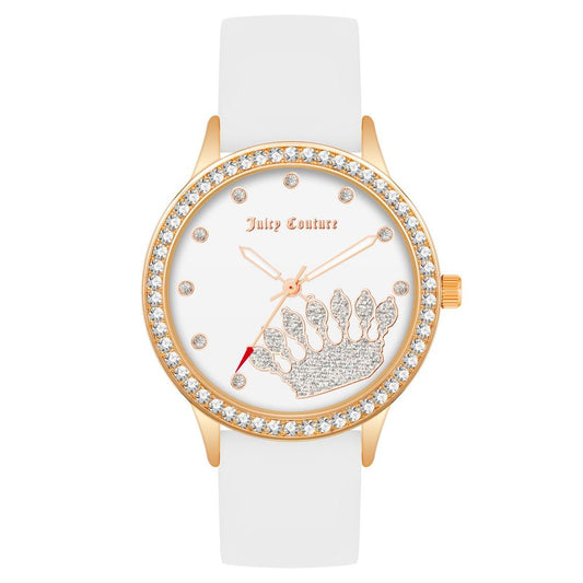 White Synthetic Dress Watch