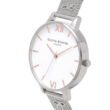 Silver Stainless Steel Dress Watch