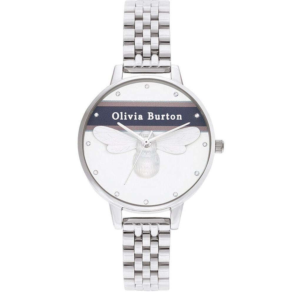 Silver Stainless Steel Dress Watch