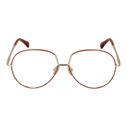 Orange Metal Glasses (Frames)