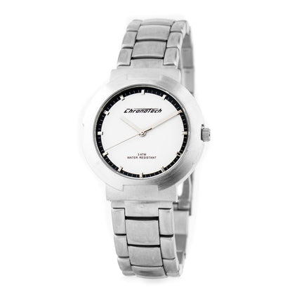 Silver Stainless Steel Dress Watch