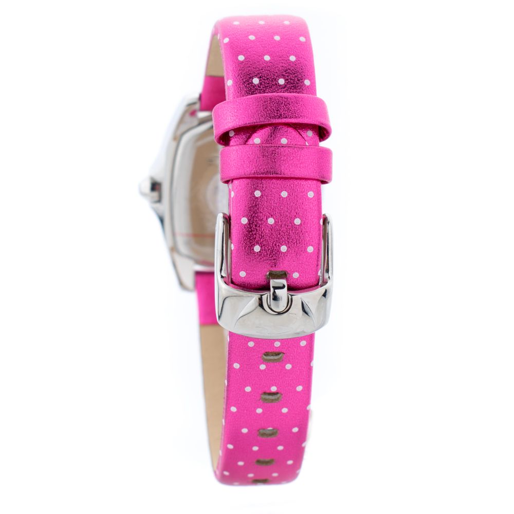 Multicolor Leather Dress Watch