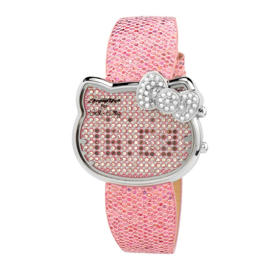 Multicolor Leather Digital Watch