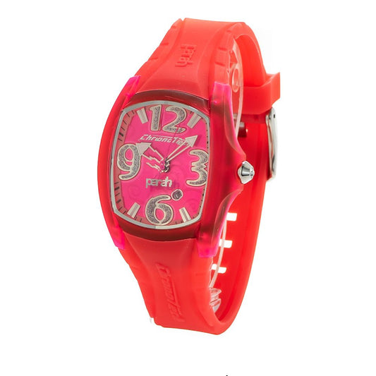 Red Rubber Dress Watch