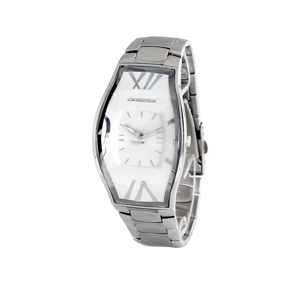 Silver Stainless Steel Dress Watch