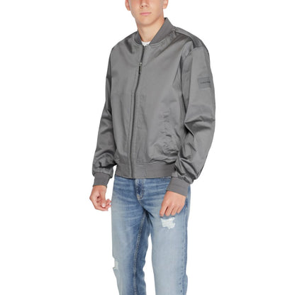 Gray Organic Cotton Jackets & Coat