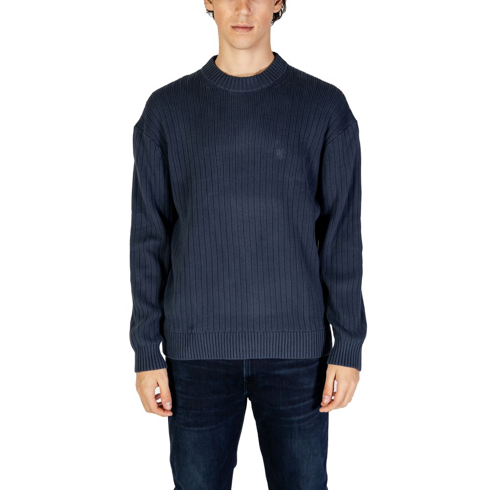 Blue Cotton Sweatshirt