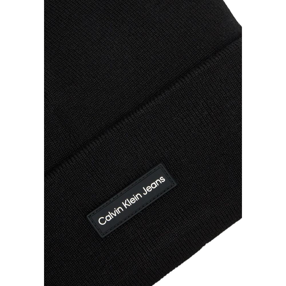 Black Recycled Polyester Cap (Baseball Hat)